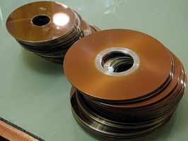 hard drive platters